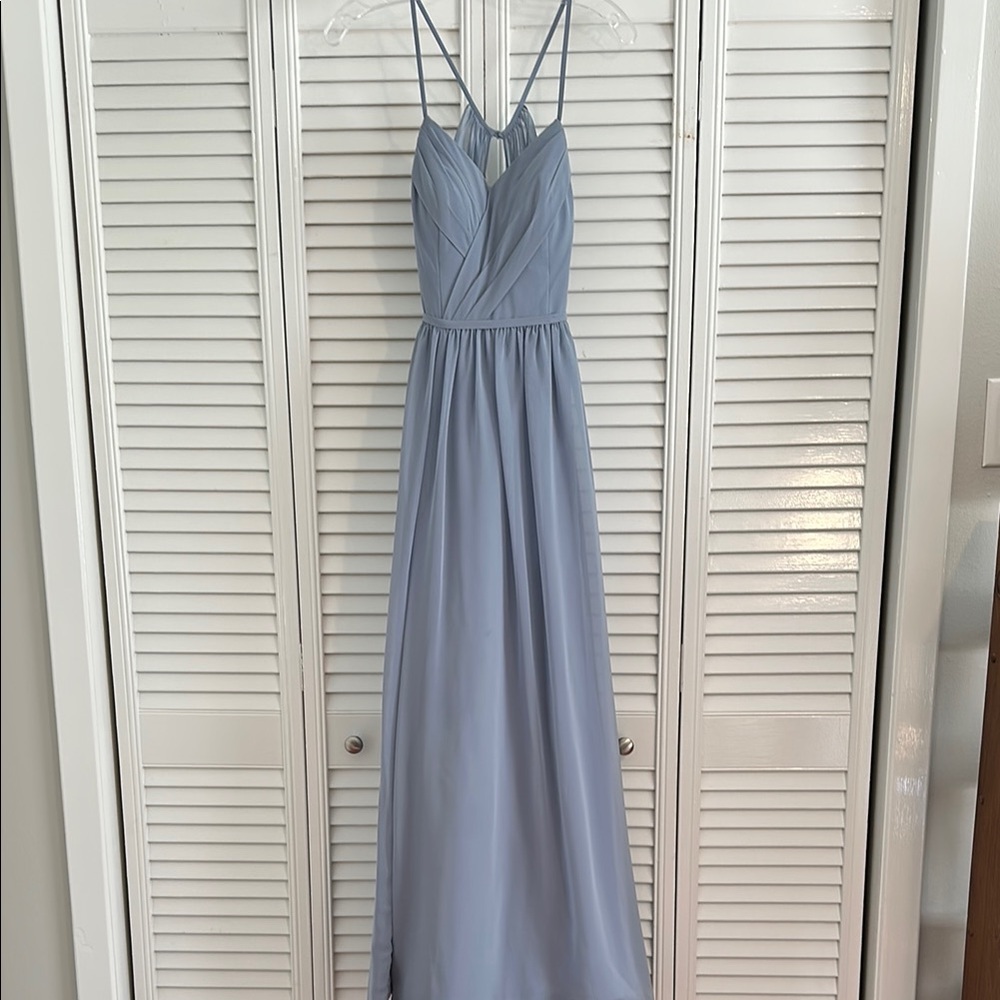 Elegant Blue Evening Gown
